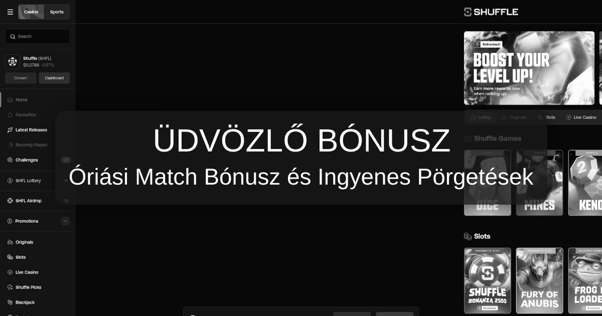 Shuffle Casino Magyarország